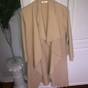 Waterfall beige coat